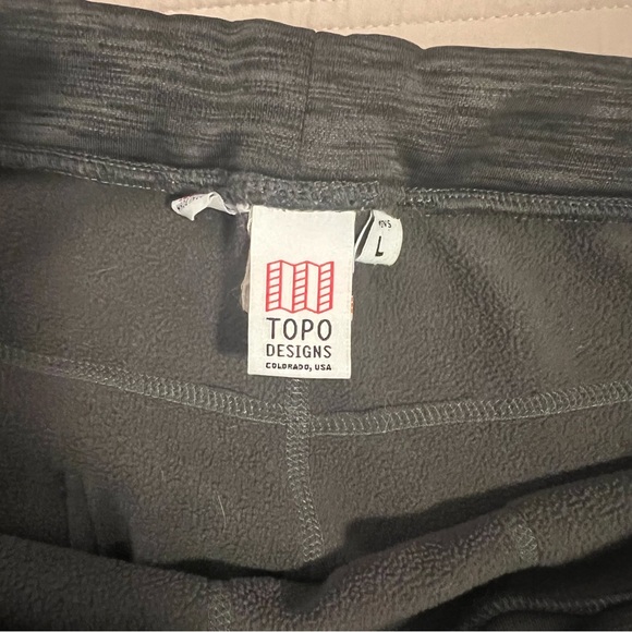Topo Designs Charcoal Mountain SweatPants Men’s L - Picture 3 of 7